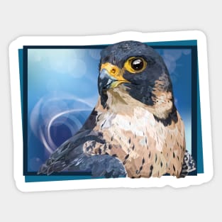 Peregrine falcon Sticker